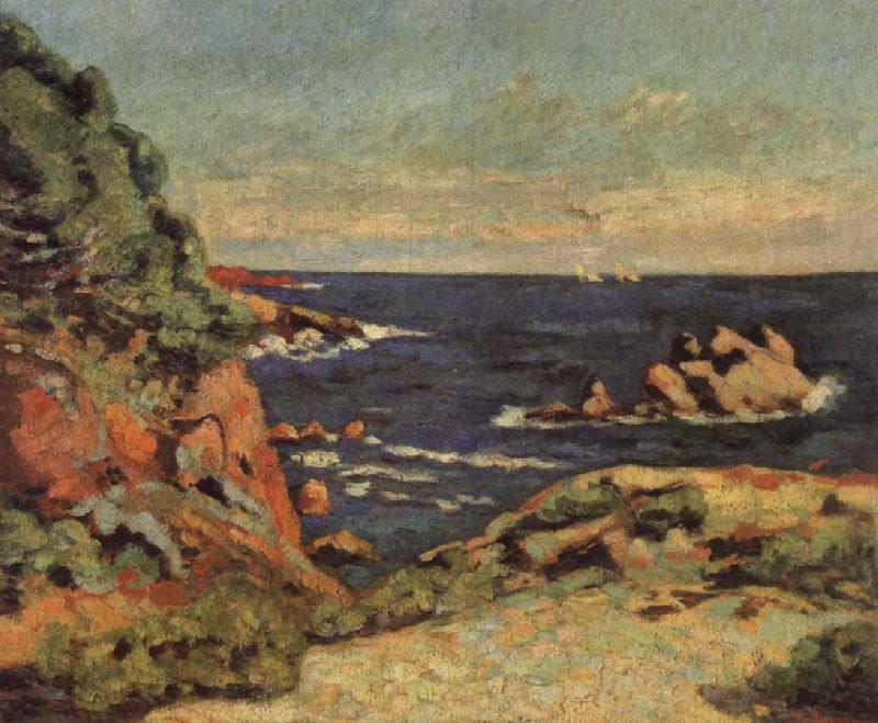 Armand guillaumin View of Agay France oil painting art